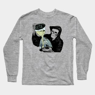 Grim Reaper's Timeless Harvest Halloween Tee Long Sleeve T-Shirt